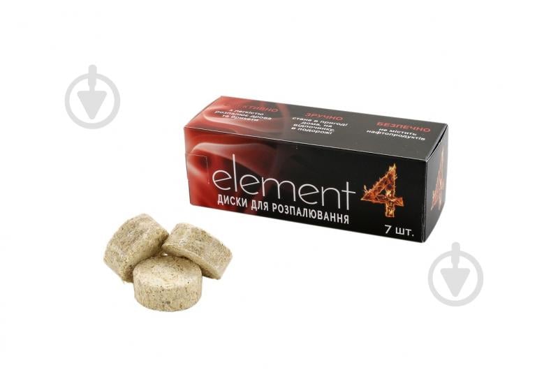 Разжигатель из древесной шерсти Element4 7 дисков - фото 1 Разжигатель из древесной шерсти Element4 7 дисков - фото 1