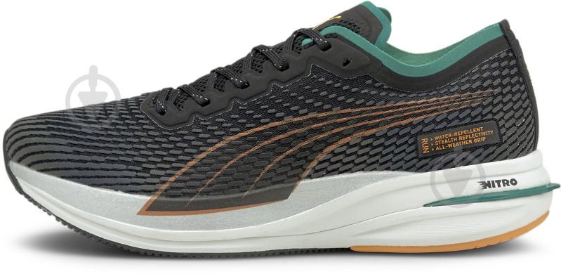 Кроссовки мужские летние Puma Deviate Nitro WTR 19557201 р.46 черные - фото 2