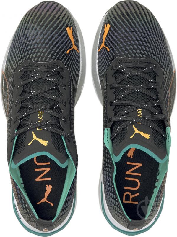 Кроссовки мужские летние Puma Deviate Nitro WTR 19557201 р.46 черные - фото 5