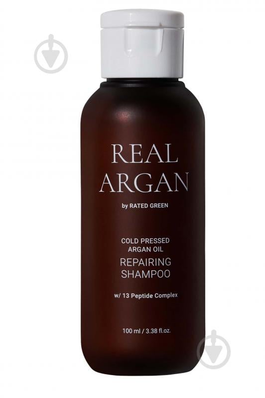 Шампунь Rated Green восстанавливающий с аргановым маслом Real Argan Repairing 100 мл - фото 1