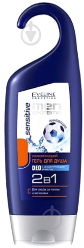 Гель для душа Eveline Мen Extrim 2 в 1 Sensitive 250 мл - фото 1 Гель для душа Eveline Мen Extrim 2 в 1 Sensitive 250 мл - фото 1