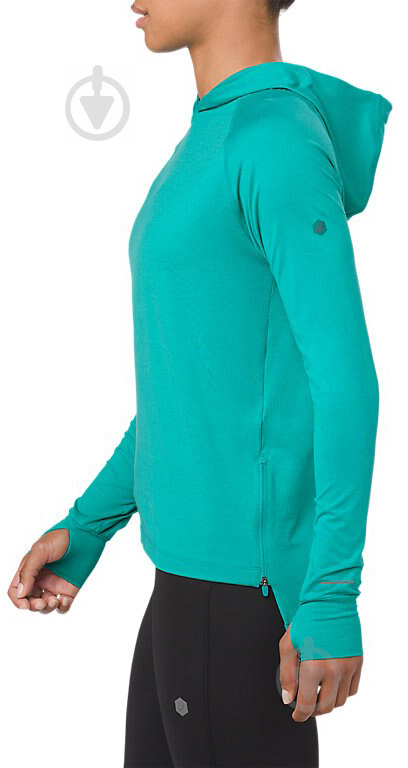 Джемпер Asics THERMOPOLIS LS HOODIE 154548-1274 р. XS бірюзовий - фото 3