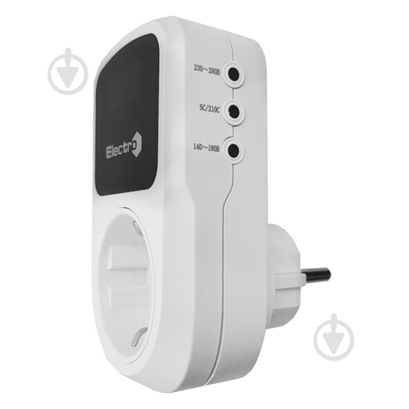 Реле напряжения ElectrO 16А (140В - 280В) RP1N16BL - фото 3