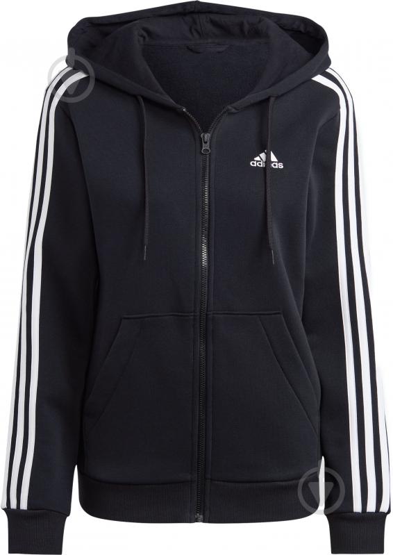 Джемпер Adidas W 3S FL FZ HD HZ5743 р.L чорний - фото 6