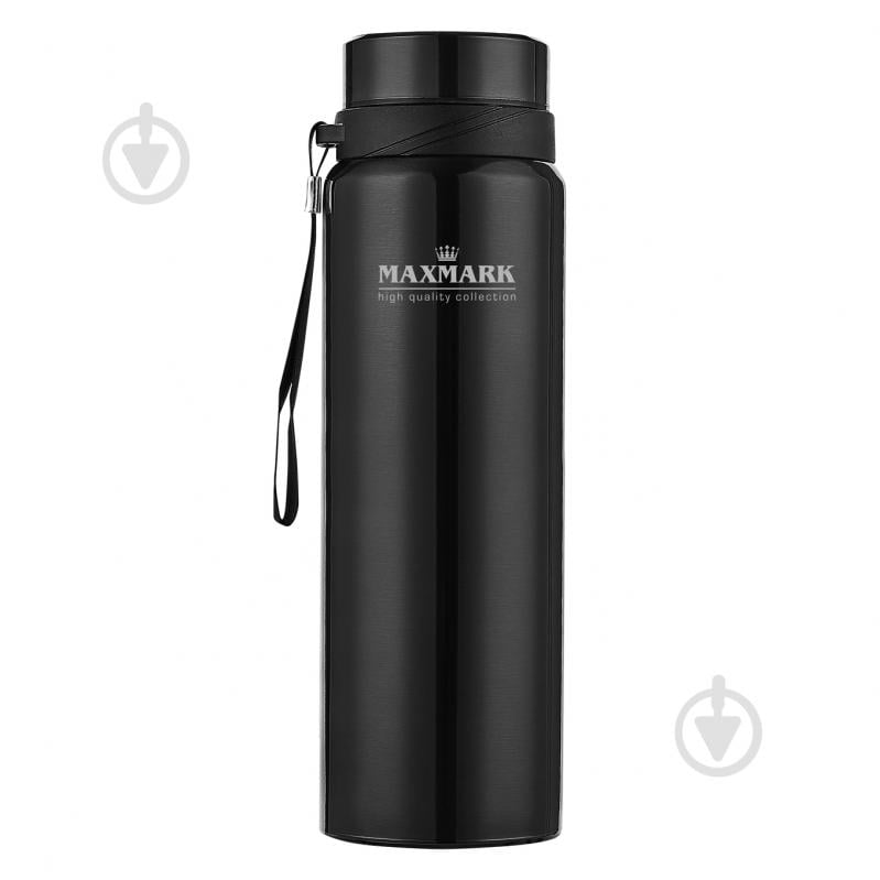 Термос Maxmark Modern 1000 мл черный MK-TRM81000BK - фото 1