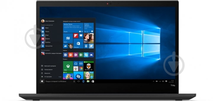Ноутбук Lenovo ThinkPad T14s 14 (20WM00A5RA) black - фото 2