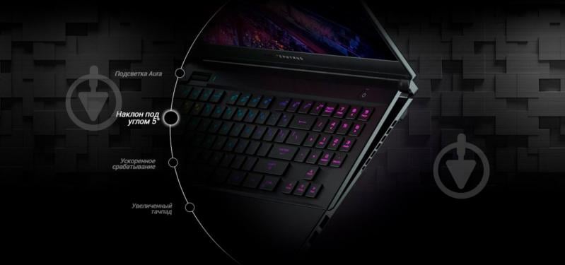 Ноутбук Asus ROG Zephyrus S17 GX703HS-K4049R 17,3" (90NR06F1-M01160) black - фото 27