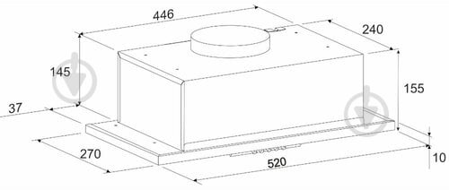 Вытяжка Eleyus Intra 700 52 GR - фото 9