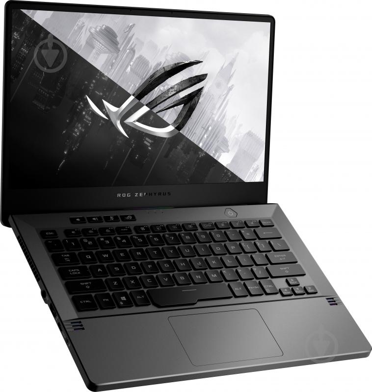 Ноутбук Asus ROG Zephyrus G14 GA401QM-HZ335 14 (90NR05S3-M08630) grey - фото 12