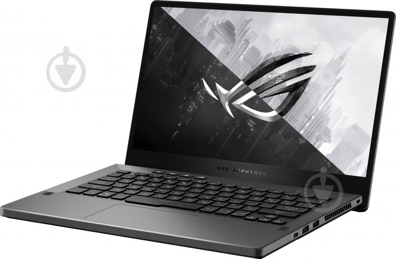 Ноутбук Asus ROG Zephyrus G14 GA401QM-HZ335 14 (90NR05S3-M08630) grey - фото 3