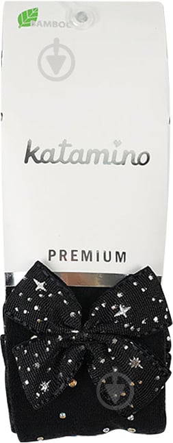 Колготки для дівчаток KATAMINO K36009 р.93-105 чорний - фото 1