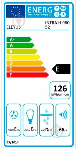 Вытяжка Eleyus Intra 960 52 WH - фото 10