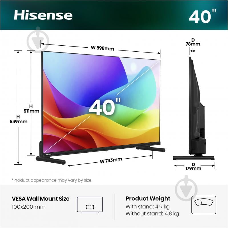Телевизор Hisense 40A5S - фото 13 Телевизор Hisense 40A5S - фото 13
