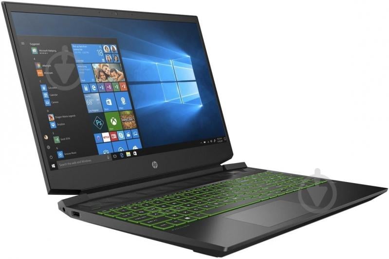 Ноутбук HP 15 Gaming 15-ec 15,6 (4B0U9EA) black - фото 2