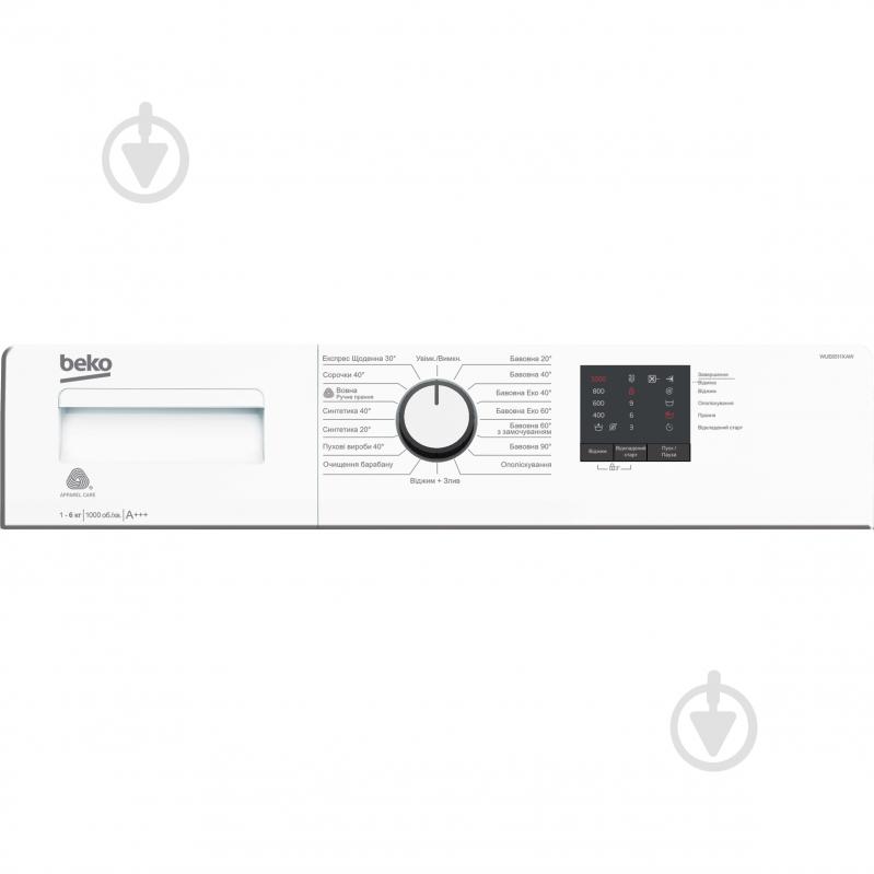 Стиральная машина Beko WUE6511XAW - фото 6