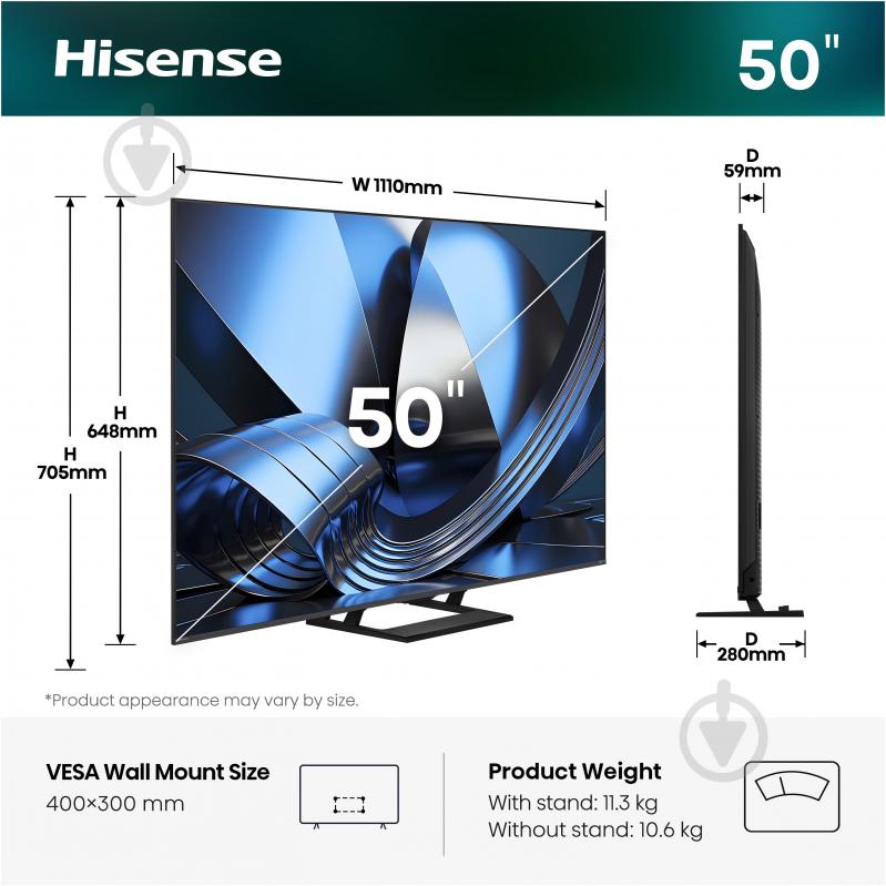 Телевизор Hisense 50U7SE - фото 20