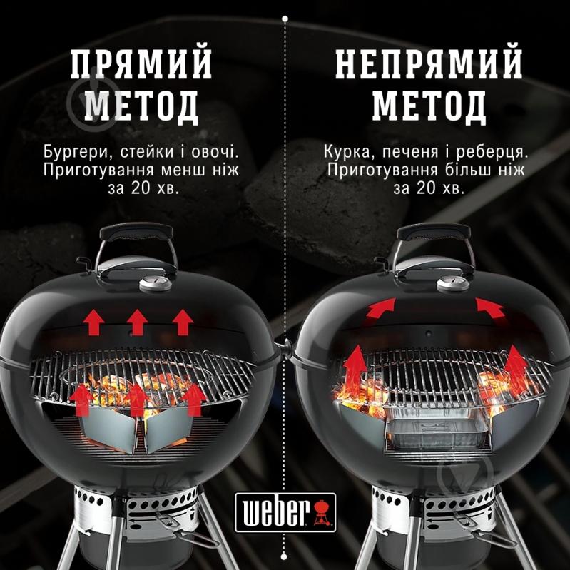 Гриль вугільний Weber Master-Touch GBS C-5750 57 см 14716004 - фото 5