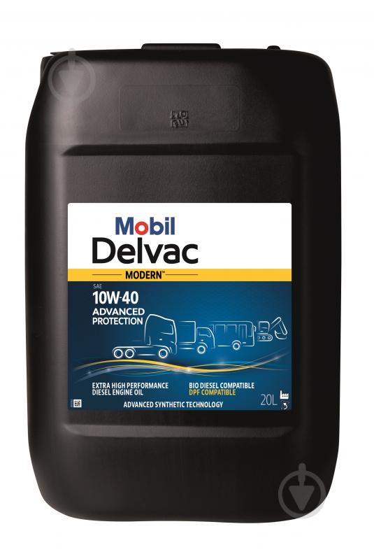 Моторное масло Mobil DELVAC MODERN ADVANCED PROTECTION 10W-40 20 л (157068) - фото 1