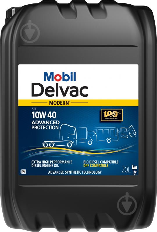 Моторне мастило Mobil DELVAC MODERN ADVANCED PROTECTION 10W-40 20 л (157068) - фото 2