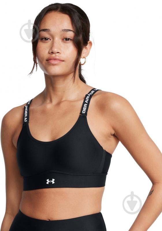 Бра Under Armour UA INFINITY MID 2.0 BRA 1384123-001 р.M-D/DD черный - фото 6