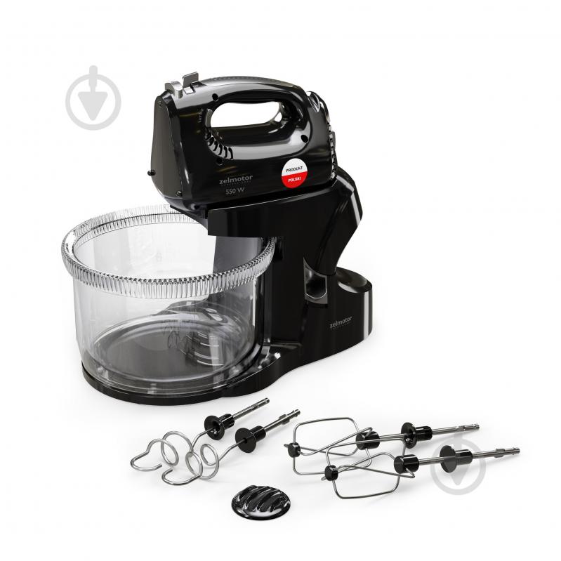 Миксер Zelmotor 451.8 UA Black - фото 1