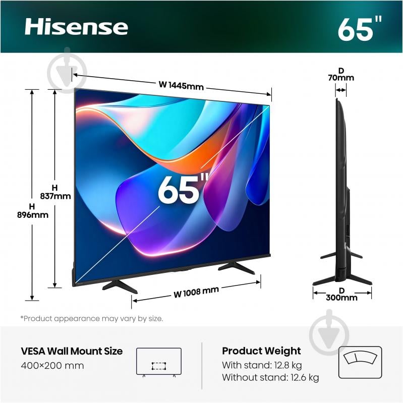 Телевизор Hisense 65A6S - фото 16