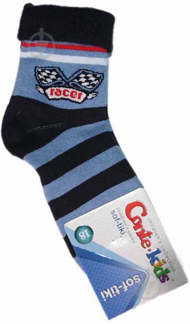 Шкарпетки дитячі для хлопчиків Conte-Kids SOF-TIK 231 р.18 блакитний - фото 1