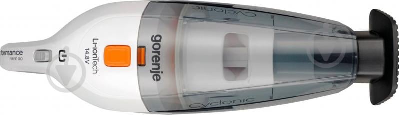 Пылесос аккумуляторный Gorenje MVC 148 FW white - фото 5