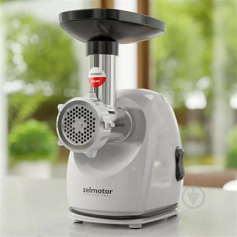 Мясорубка Zelmotor 489.8 UA Graphite - фото 2