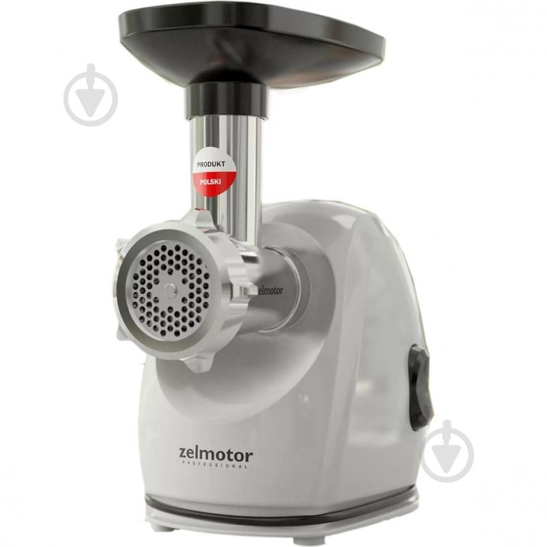 Мясорубка Zelmotor 489.8 UA Silver - фото 1
