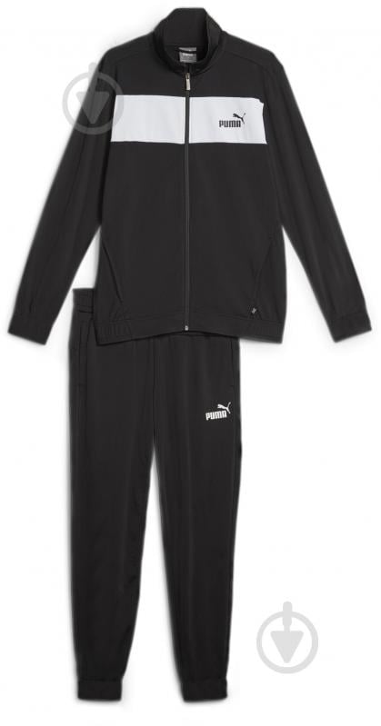 Спортивный костюм Puma POLY SUIT CL 67742701 р.M черный - фото 1