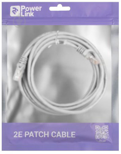 Патч-корд 2E Cat 5e,UTP,RJ45, 26AWG ,7/0.16 CCA, PVC 3 м серый - фото 3