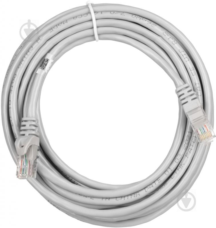 Патч-корд 2E Cat 5e UTP 26AWG 2E-PC5ECA-500GRY 5 м серый - фото 2