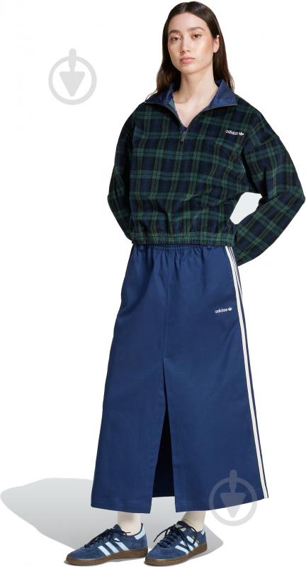 Джемпер Adidas TARTAN HALF ZIP IX1054 р.S синий - фото 5