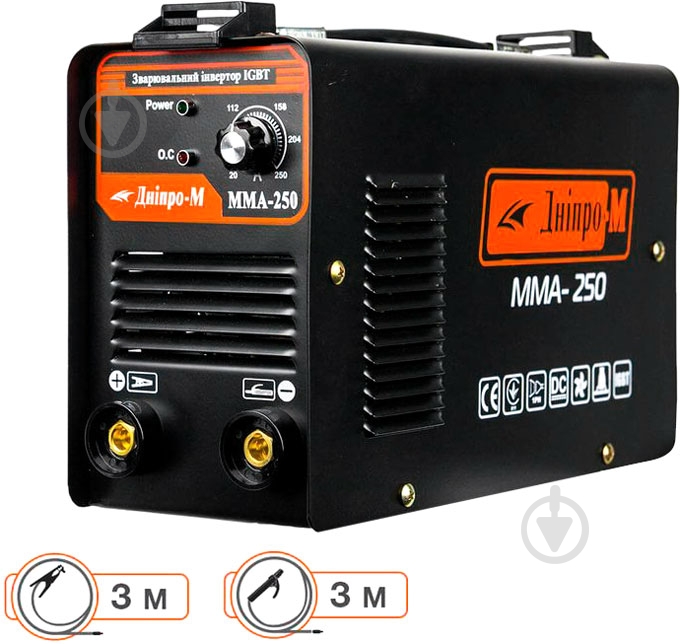 Инвертор сварочный Дніпро-М ММА-250B - фото 2 Инвертор сварочный Дніпро-М ММА-250B - фото 2