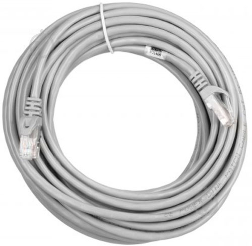 Патч-корд 2E Cat 5e,UTP,RJ45, 26AWG ,7/0.16 CCA, PVC 10 м сірий - фото 2