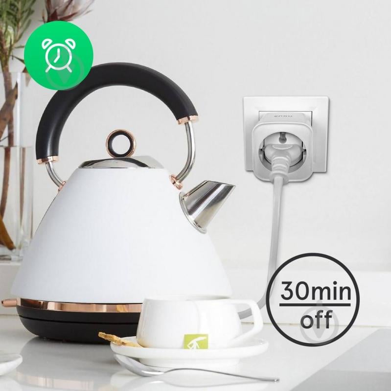 Умная розетка Nous Wi-Fi A7 Smart Plug 16A белый - фото 7