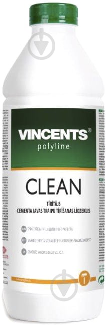 Средство для очистки строительных загрязнений VINCENTS POLYLINE Clean 1 л - фото 1