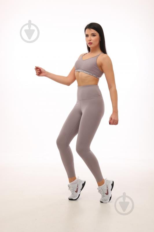 Бра Under Armour UA CROSSBACK LOW BRA 1386424-015 р.XS бежевий - фото 9