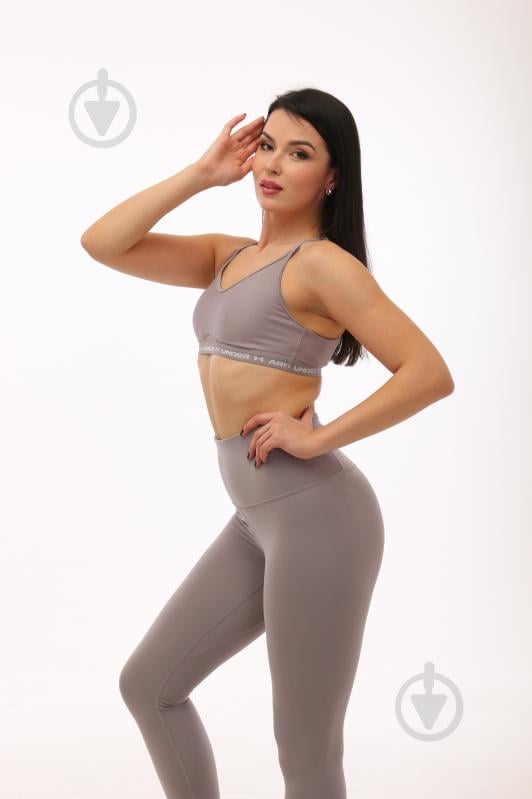 Бра Under Armour UA CROSSBACK LOW BRA 1386424-015 р.XS бежевий - фото 7