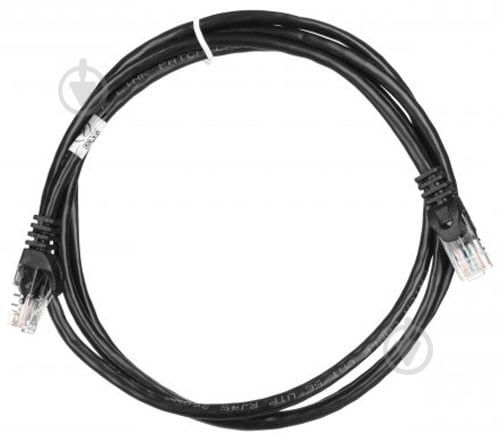 Патч-корд 2E Cat 5e,UTP,RJ45, 26AWG ,7/0.16 Cu, PVC 1,2 м черный - фото 2