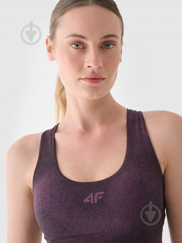 Бра 4F SPORT BRA F145 4FWAW24USBAF145-50A р.XL фиолетовый - фото 2