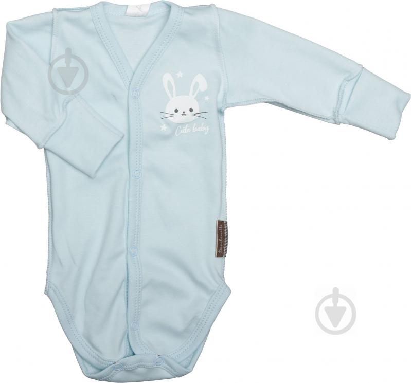 Боді дитяче унісекс Bambinelli Cute Baby Б304-1 р.62 блакитний - фото 1