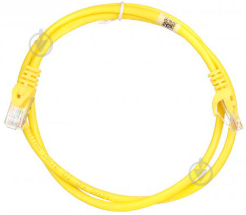 Патч-корд 2E Cat 5e,UTP,RJ45, 26AWG ,7/0.16 Cu, PVC 1,5 м жовтий - фото 2