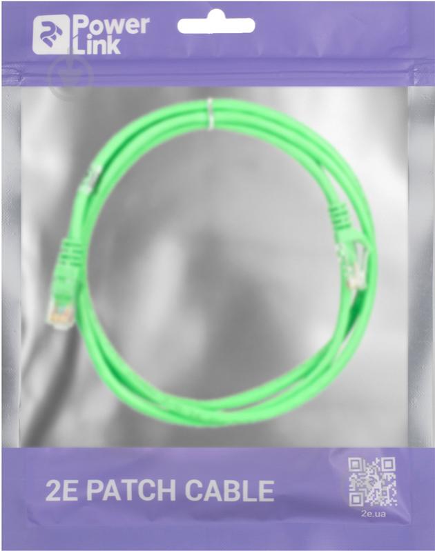 Патч-корд 2E Cat 5e UTP 26AWG 2E-PC5ECOP-150GRN 1,5 м зеленый - фото 3