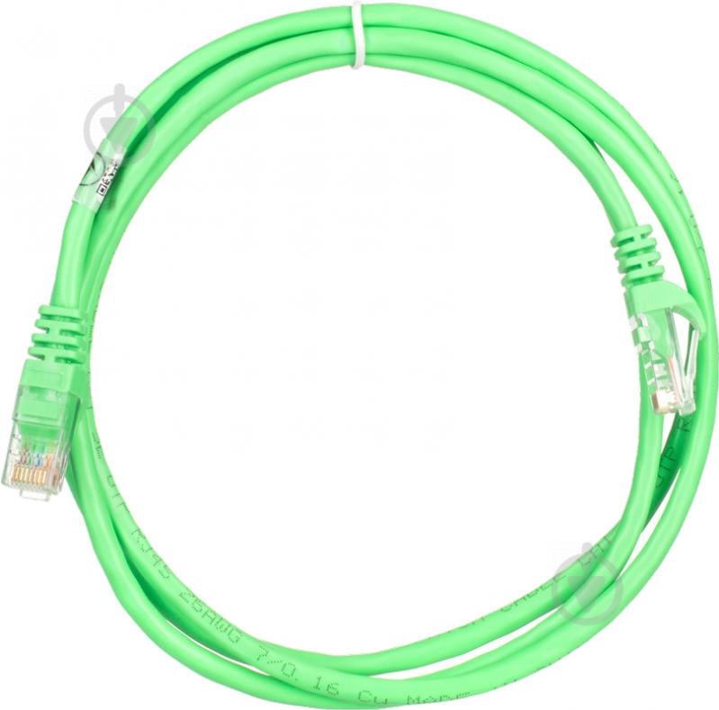 Патч-корд 2E Cat 5e UTP 26AWG 2E-PC5ECOP-150GRN 1,5 м зеленый - фото 2