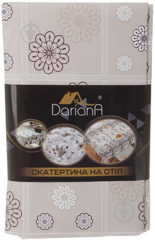 Скатерть Ромашка 137x240 см бежевый с рисунком Даріана - фото 4 Скатерть Ромашка 137x240 см бежевый с рисунком Даріана - фото 4