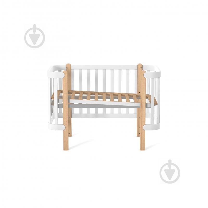 Кроватка детская Veres ЛД5 Монако бело-буковый 05.3.1.1.15 - фото 2