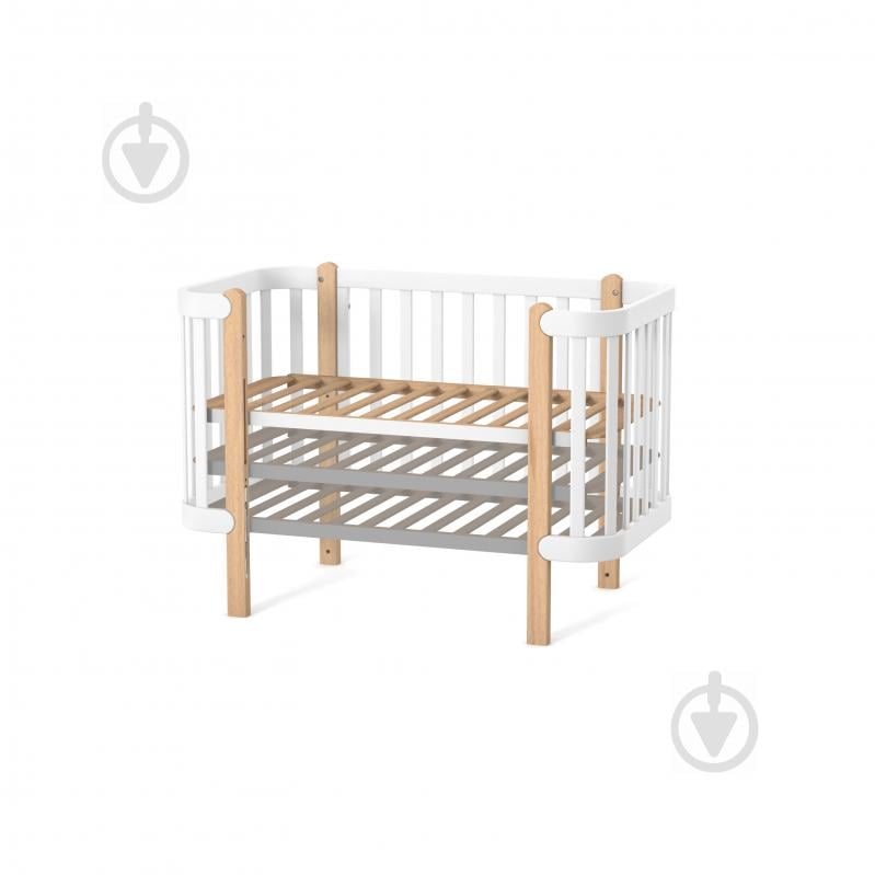 Кроватка детская Veres ЛД5 Монако бело-буковый 05.3.1.1.15 - фото 3