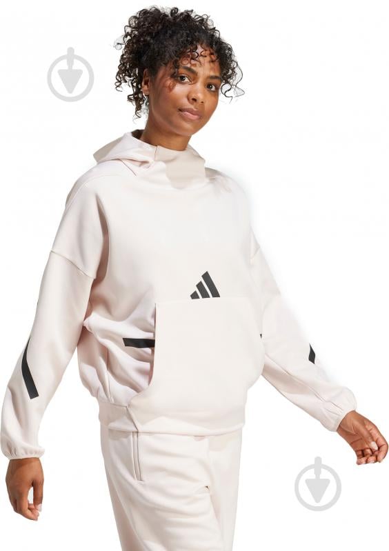 Джемпер Adidas W Z.N.E. OH HD JF4782 р.XL рожевий - фото 5